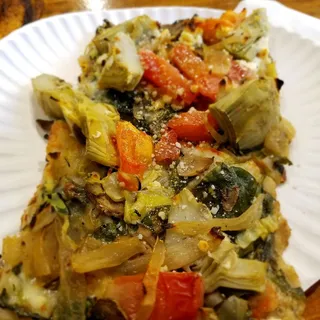 Spinach and Artichoke Pizza