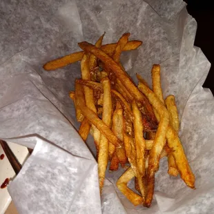 Fries comes with buffet