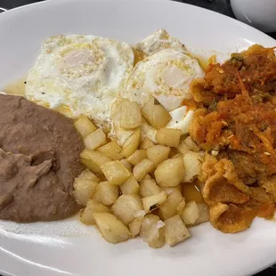 Chicharrón Ranchero Plate