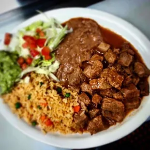 Carne Guisada Plate