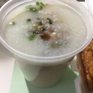 074. Preserved Egg and Shredded Pork Congee