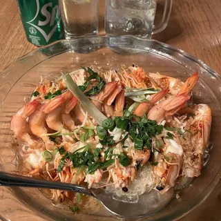 159. Steam Shrimp with Garlic and Vermicelli