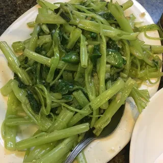 231. Ong Choy with Jalapeno Bean Curd Paste