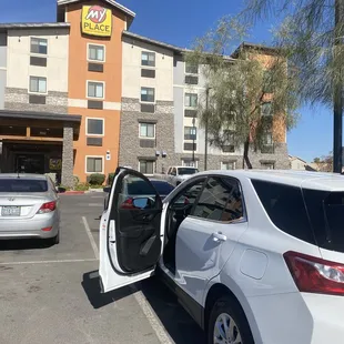 Plenty of parking