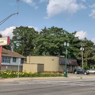 the intersection of the street