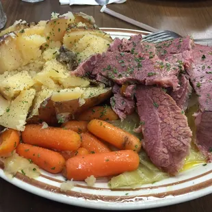 Corned beef on Saint Patrick&apos;s Day! So good.