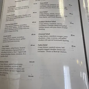 Huge menu 6