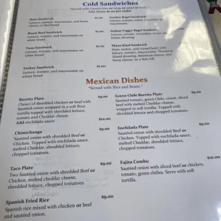 Huge menu 9