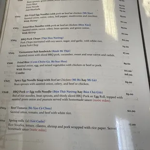 Huge menu 13