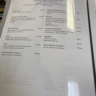 Huge menu 11