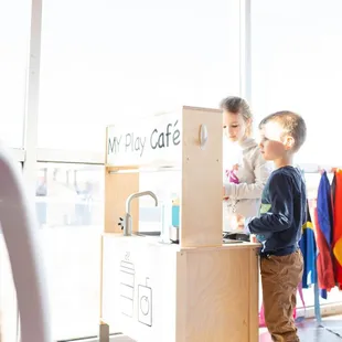 Kids love the play kitchen