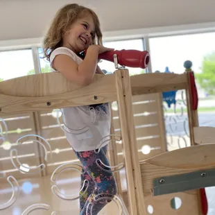 Cedarworks play structure. Earth-friendly, kid-friendly materials.