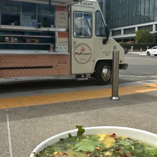 green chicken pozole