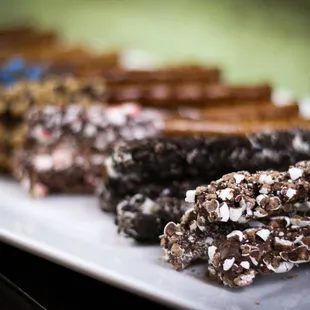 Platter of pretzels.