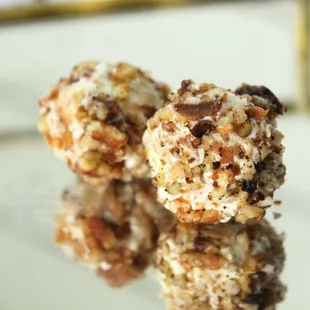 Margaritaville Crunch Truffle-key lime, silver tequila ganache, coated in white chocolate and a toasted coconut, pecan and lime salt crumble