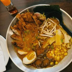 Dan Dan chicken katsu Ramen