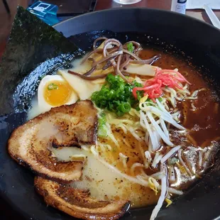 Black garlic ramen