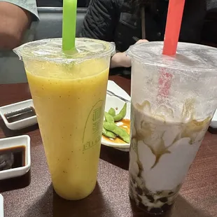Drinks AMAZING! Passion fruit slush and Taro milk. Great prices too! $5-$6