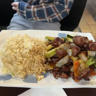 Kids chicken teriyaki meal