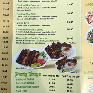 Combos and party trays