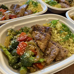 Chef Melissa's signature miso braised tempeh