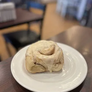 Cinnamon Roll - $6 and freshly baked