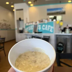 Side of gravy - brought over as that&apos;s what they are known for!