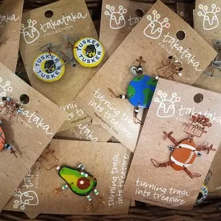 Fashion first - a wife variety of hand made and upcycled ear rings and jewelry.