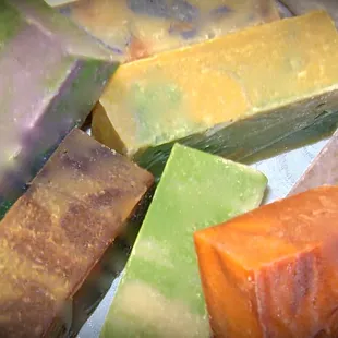 Some of our scented soaps