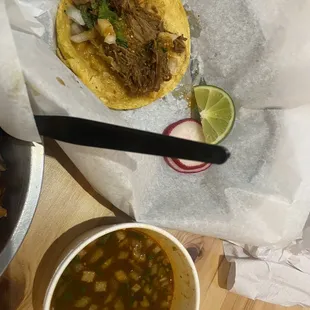 Birra taco no cheese