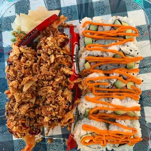 Michigan Roll, Spicy Cali Roll
