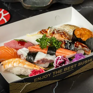 sushi and sashimi, food, sushi, sashimi