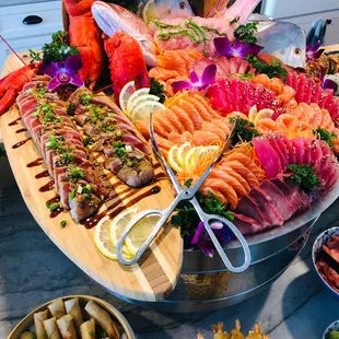 food, sashimi, sushi and sashimi, sushi