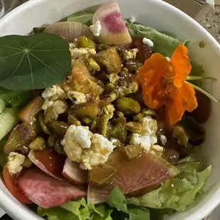 10/10 Market fresh side salad w/Meyer lemon and balsamic vinaigrette **Shook Farm in NBTX mixed greens