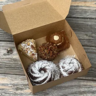 ig: @whatsviveating  |  the sweetish sampler: swedish tosca almond cake, morgon glory muffin, the apple brown, pear cardamom cake