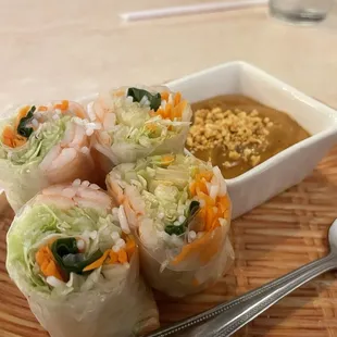 Shrimp Basil Rolls