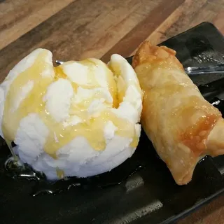 Fried Banana with Ice Cream