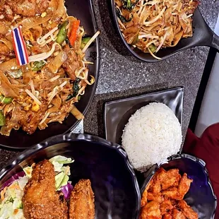 Stirfry, Thai Wings, Bangkok chicken.