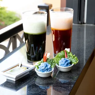 Offer a new drink Thai green tea