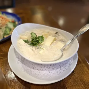 Tom Ka with tofu