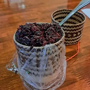 black sticky rice