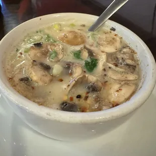 Coconut soup was terrible