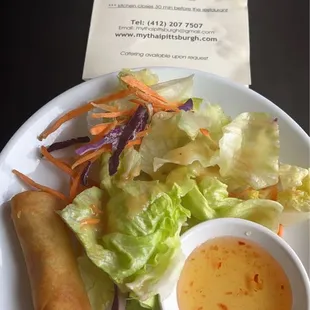 Served with lunch special. The salad dressing was yummy