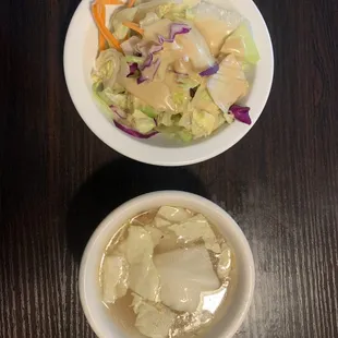 soup and salad