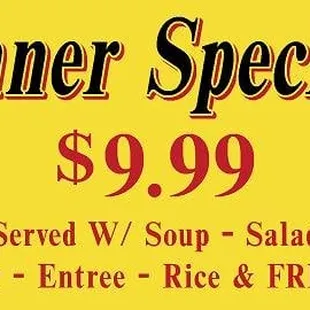 Dinner Special