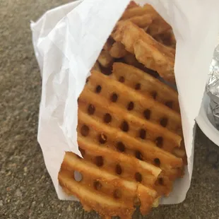 Waffle French Fries