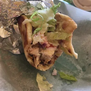 Chicken pita