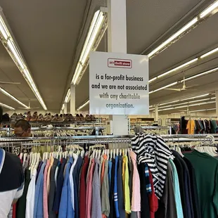 For profit sign