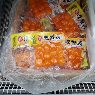 Cooked salted egg yolk