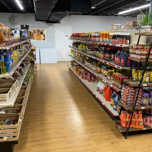 a view of a grocery store